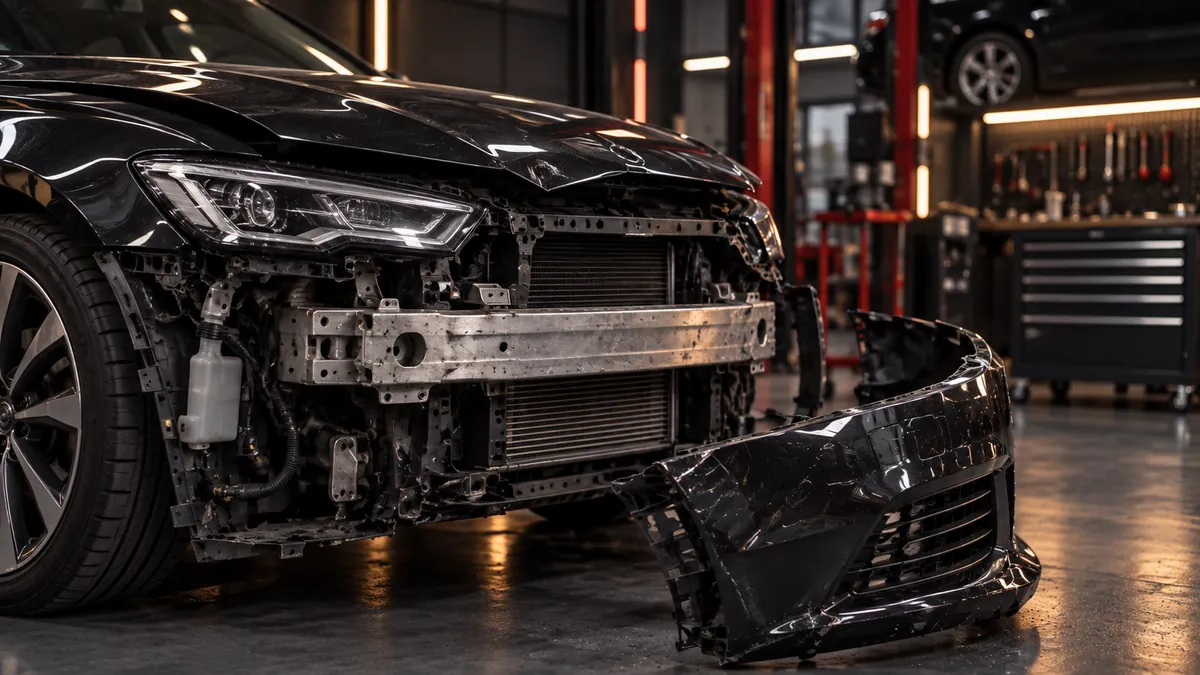 Technische Bewertung eines größeren Fahrzeugschadens – KI-Szene